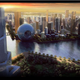 Illustration for article titled Dubai Artificial Island City Mixes Mythic Past and Future With a Death Star 3D Neighborhood for Kicks